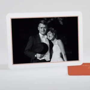 Remerciements mariage Uni & chic*Faire-part Elégant Clearance