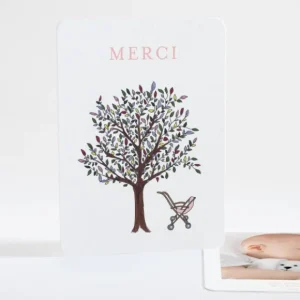 Remerciements naissance A l'ombre du grand arbre*Faire-part Elégant Outlet