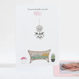 Remerciements naissance Attrape-Reve*Faire-part Elégant Discount