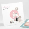 Remerciements naissance Bebe joue*Faire-part Elégant Sale
