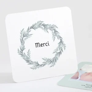 Remerciements naissance Branches legeres*Faire-part Elégant Sale
