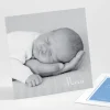 Remerciements naissance Cadre sobre et elegant*Faire-part Elégant Online