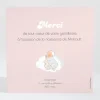 Remerciements naissance Chou*Faire-part Elégant Best
