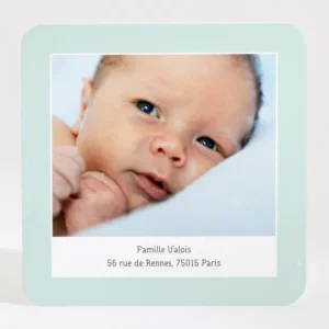 Remerciements naissance Calin parents*Faire-part Elégant Hot