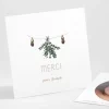 Remerciements naissance Deux petits pas*Faire-part Elégant Outlet