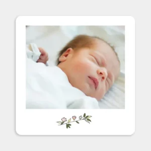 Remerciements naissance Doux balancement*Faire-part Elégant Hot