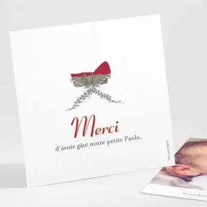 Remerciements naissance Doux sommeil*Faire-part Elégant Discount