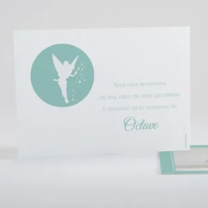 Remerciements naissance Douce fee aux etoiles*Faire-part Elégant Fashion