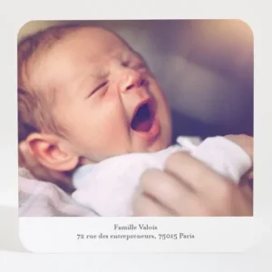 Remerciements naissance Doux sommeil*Faire-part Elégant Discount