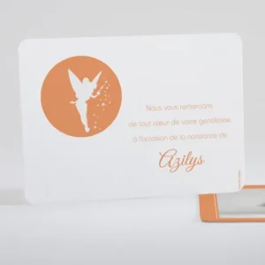Remerciements naissance Douce fee aux etoiles*Faire-part Elégant Fashion