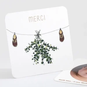 Remerciements naissance Deux petits pas*Faire-part Elégant Outlet