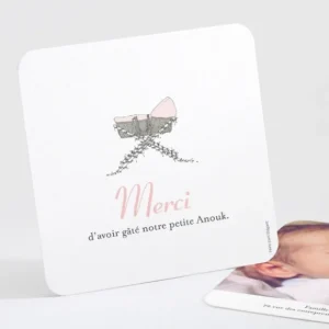 Remerciements naissance Doux sommeil*Faire-part Elégant Discount