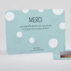 Remerciements naissance Etincelles*Faire-part Elégant Discount
