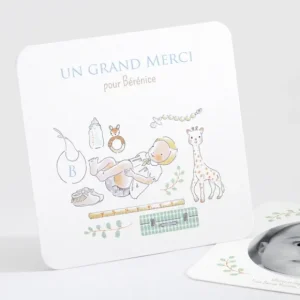 Remerciements naissance Essentiel*Faire-part Elégant Sale