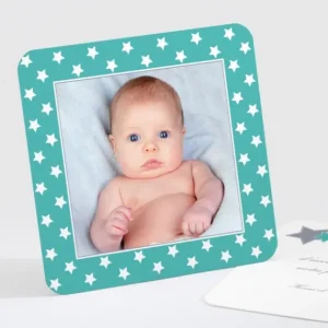 Remerciements naissance Etoiles tendance*Faire-part Elégant New