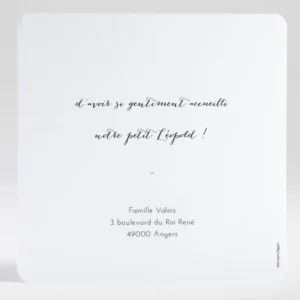 Remerciements naissance Elegante etoile*Faire-part Elégant Clearance