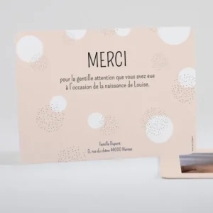 Remerciements naissance Etincelles*Faire-part Elégant Discount
