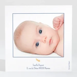 Remerciements naissance Flower*Faire-part Elégant Discount