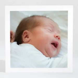 Remerciements naissance Fanfare fille*Faire-part Elégant Online
