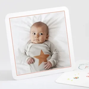 Remerciements naissance Family love girl*Faire-part Elégant Outlet