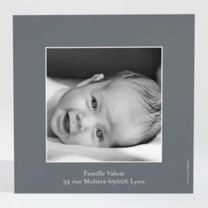 Remerciements naissance Famille*Faire-part Elégant Discount
