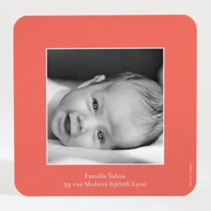 Remerciements naissance Famille*Faire-part Elégant Discount