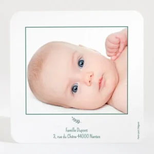 Remerciements naissance Flower*Faire-part Elégant Discount