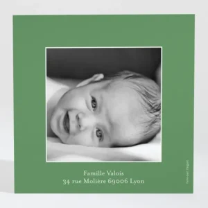 Remerciements naissance Famille*Faire-part Elégant Discount