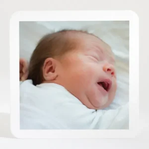 Remerciements naissance Fanfare fille*Faire-part Elégant Online