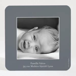 Remerciements naissance Famille*Faire-part Elégant Discount