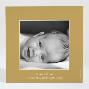 Remerciements naissance Famille*Faire-part Elégant Discount