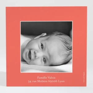 Remerciements naissance Famille*Faire-part Elégant Discount