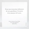 Remerciements naissance Green mood*Faire-part Elégant Discount