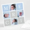 Remerciements naissance In love*Faire-part Elégant Best
