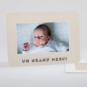 Remerciements naissance Just simple*Faire-part Elégant Online