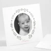 Remerciements naissance Mademoiselle*Faire-part Elégant Best