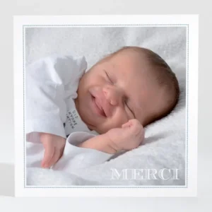 Remerciements naissance Matelot*Faire-part Elégant Sale