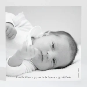 Remerciements naissance Mon petit coeur*Faire-part Elégant Discount