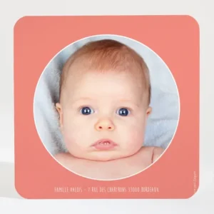 Remerciements naissance My heart*Faire-part Elégant Discount