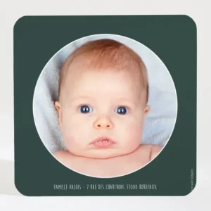 Remerciements naissance My heart*Faire-part Elégant Discount