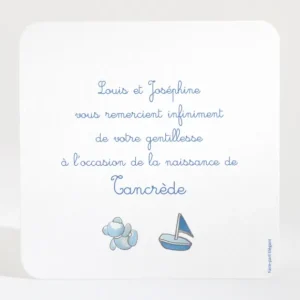 Remerciements naissance Magie des jouets*Faire-part Elégant Hot