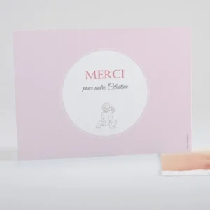 Remerciements naissance Mon piou*Faire-part Elégant Outlet