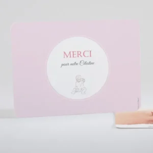Remerciements naissance Mon piou*Faire-part Elégant Outlet
