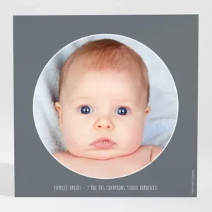 Remerciements naissance My heart*Faire-part Elégant Discount