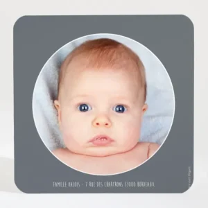 Remerciements naissance My heart*Faire-part Elégant Discount