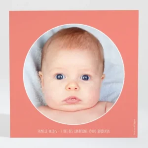 Remerciements naissance My heart*Faire-part Elégant Discount
