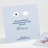 Remerciements naissance Open your eyes*Faire-part Elégant Hot