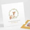 Remerciements naissance Petit faon*Faire-part Elégant Online
