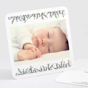Remerciements naissance Petit ourson*Faire-part Elégant Clearance