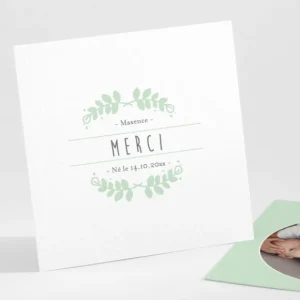 Remerciements naissance Poesie*Faire-part Elégant Online